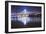 Oakland Bay Bridge, Night Reflection-Vincent James-Framed Photographic Print