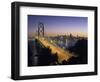 Oakland Bay Bridge, San Francisco, California, USA-Walter Bibikow-Framed Photographic Print