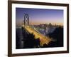 Oakland Bay Bridge, San Francisco, California, USA-Walter Bibikow-Framed Photographic Print