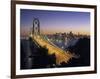 Oakland Bay Bridge, San Francisco, California, USA-Walter Bibikow-Framed Photographic Print