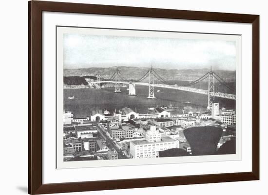 Oakland Bay Bridge, San Francisco, California-null-Framed Art Print