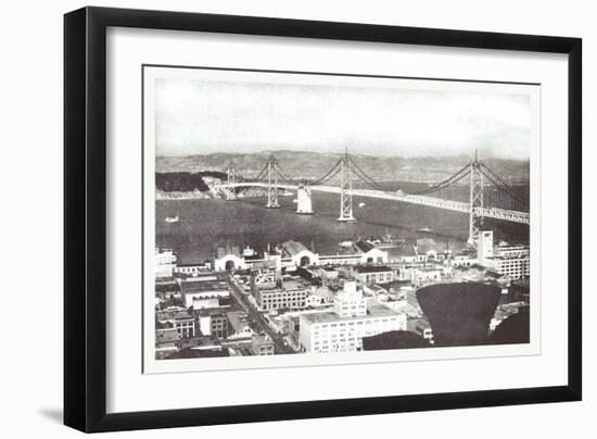 Oakland Bay Bridge, San Francisco, California-null-Framed Art Print