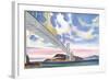 Oakland Bay Bridge-null-Framed Art Print