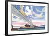 Oakland Bay Bridge-null-Framed Art Print