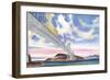 Oakland Bay Bridge-null-Framed Premium Giclee Print