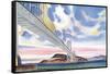 Oakland Bay Bridge-null-Framed Stretched Canvas