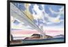 Oakland Bay Bridge-null-Framed Art Print