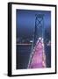 Oakland Bridge 1 Color-Moises Levy-Framed Photographic Print