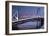 Oakland Bridge 2 Color-Moises Levy-Framed Photographic Print