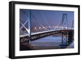 Oakland Bridge 2 Color-Moises Levy-Framed Photographic Print