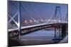 Oakland Bridge 2 Color-Moises Levy-Mounted Photographic Print