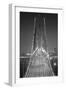 Oakland Bridge 3 BW-Moises Levy-Framed Photographic Print