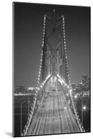 Oakland Bridge 3 BW-Moises Levy-Mounted Photographic Print