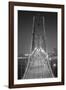 Oakland Bridge 3 BW-Moises Levy-Framed Photographic Print
