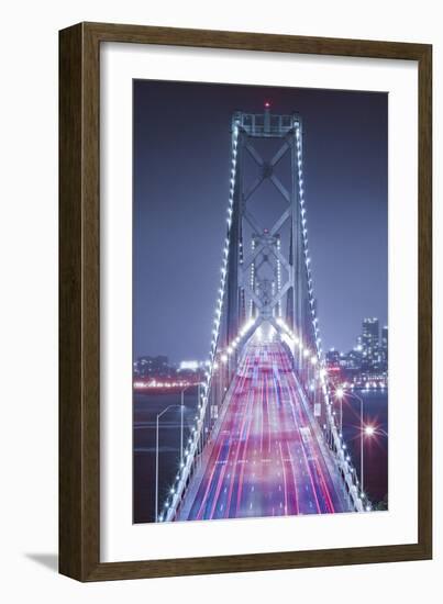 Oakland Bridge 3 Color-Moises Levy-Framed Photographic Print