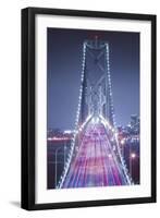 Oakland Bridge 3 Color-Moises Levy-Framed Photographic Print