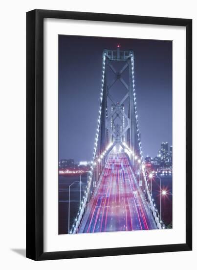 Oakland Bridge 3 Color-Moises Levy-Framed Photographic Print