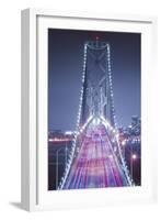 Oakland Bridge 3 Color-Moises Levy-Framed Photographic Print