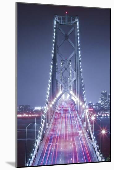 Oakland Bridge 3 Color-Moises Levy-Mounted Photographic Print