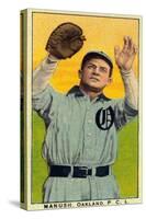 Oakland, CA, Oakland Pacific Coast League, Manush, Baseball Card-Lantern Press-Stretched Canvas