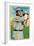 Oakland, CA, Oakland Pacific Coast League, Tonnesen, Baseball Card-Lantern Press-Framed Art Print