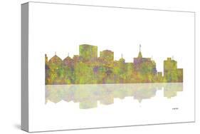 Oakland California Skyline 1-Marlene Watson-Stretched Canvas