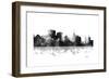 Oakland California Skyline BG 1-Marlene Watson-Framed Giclee Print