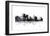 Oakland California Skyline BG 1-Marlene Watson-Framed Giclee Print