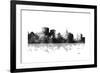 Oakland California Skyline BG 1-Marlene Watson-Framed Giclee Print