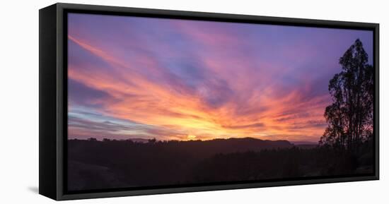 Oakland Hills Sunrise Panorama-Vincent James-Framed Stretched Canvas