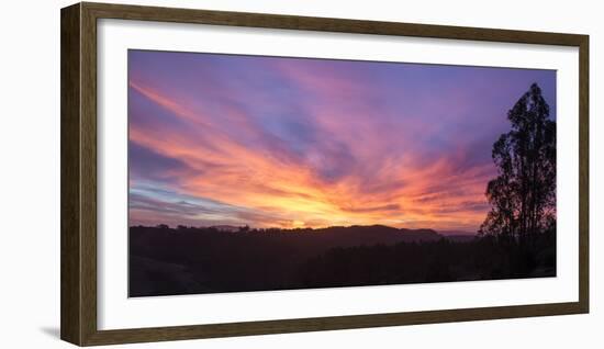 Oakland Hills Sunrise Panorama-Vincent James-Framed Photographic Print