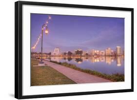 Oakland Lakeside Path, Lake Merritt-Vincent James-Framed Photographic Print