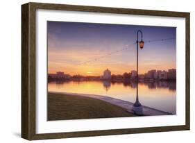 Oakland Lakeside Scene-Vincent James-Framed Photographic Print