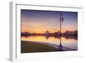 Oakland Lakeside Scene-Vincent James-Framed Photographic Print