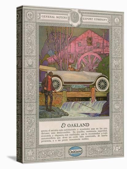Oakland, Magazine Advertisement, USA, 1920-null-Stretched Canvas