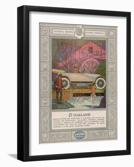 Oakland, Magazine Advertisement, USA, 1920-null-Framed Giclee Print