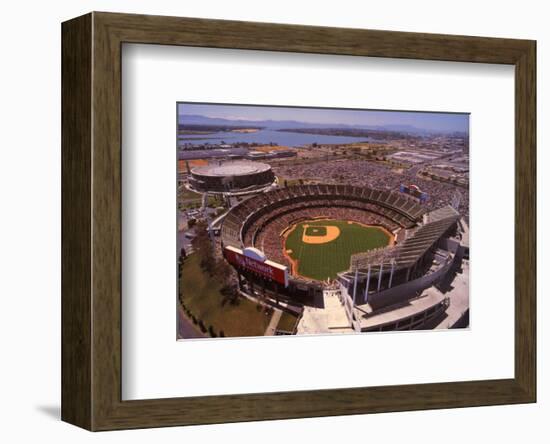 Oakland: Network Associates, Athletics Baseball-Mike Smith-Framed Art Print