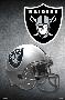 OAKLAND RAIDERS - HELMET 15-null-Lamina Framed Poster