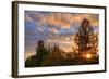 Oakland Rooftop Sunset, Oakland California-Vincent James-Framed Photographic Print