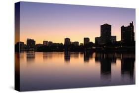 Oakland Skyline and Lake Merritt, Oakland, California, United States of America, North America-Richard Cummins-Stretched Canvas