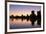 Oakland Skyline and Lake Merritt, Oakland, California, United States of America, North America-Richard Cummins-Framed Photographic Print