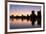 Oakland Skyline and Lake Merritt, Oakland, California, United States of America, North America-Richard Cummins-Framed Photographic Print