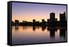 Oakland Skyline and Lake Merritt, Oakland, California, United States of America, North America-Richard Cummins-Framed Stretched Canvas