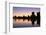 Oakland Skyline and Lake Merritt, Oakland, California, United States of America, North America-Richard Cummins-Framed Photographic Print