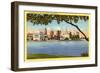Oakland Skyline, California-null-Framed Art Print