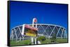 Oakland Stadium Sports Complex and Coliseum - Home of the Oakland A's, Oakland, California-null-Framed Stretched Canvas