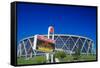 Oakland Stadium Sports Complex and Coliseum - Home of the Oakland A's, Oakland, California-null-Framed Stretched Canvas