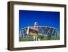 Oakland Stadium Sports Complex and Coliseum - Home of the Oakland A's, Oakland, California-null-Framed Photographic Print
