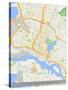 Oakland, United States of America Map-null-Stretched Canvas