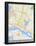 Oakland, United States of America Map-null-Framed Poster